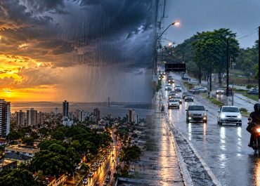 Temporal reduz calor e ajuda a melhorar qualidade do ar em Manaus