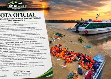 Empresa envolvida em naufrágio no Amazonas fecha as portas e alega dificuldades financeiras