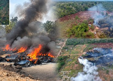 Dono de terreno recebe multa de R$ 100 mil após incêndio na Estrada de Autazes