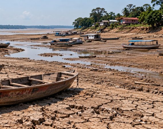 Mais de 113 mil famílias sofrem impactos da estiagem em 46 municípios do Amazonas