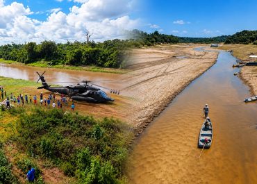 Seca avança no Amazonas e já atinge mais de 100 mil famílias em 40 municípios em emergência