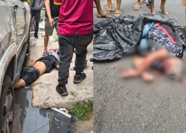 Idoso sai de padaria, tenta atravessar avenida e é atropelado por moto em Manaus
