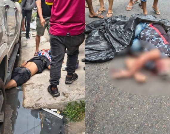 Idoso sai de padaria, tenta atravessar avenida e é atropelado por moto em Manaus
