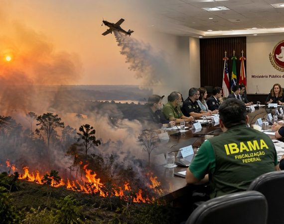 MPAM e Ibama articulam ações criminais contra responsáveis por incêndios ilegais no Amazonas