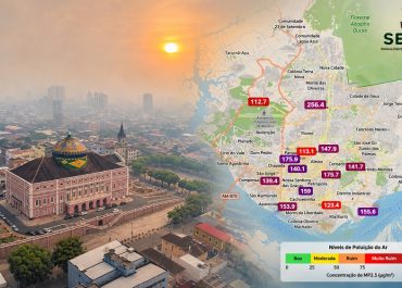 Manaus amanhece com qualidade do ar péssima em vários bairros neste sábado (17)