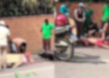 Grave acidente entre moto e ônibus deixa motociclista sem uma das pernas em Manaus