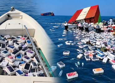 Cargueiro afunda no Estreito de Ormuz e pescadores encontram iPhones e perfumes no mar