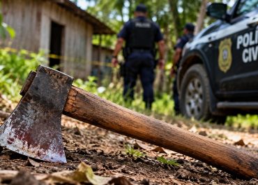 Filho é procurado pela polícia após pai ser morto a machadadas em Maués