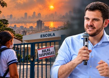Aulas seguem suspensas nas escolas municipais de Manaus devido à baixa qualidade do ar