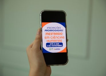 UEA prorroga inscrições do Mestrado em Ciências Humanas até 3 de novembro